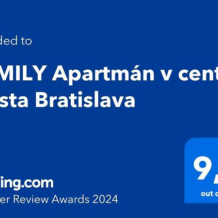 Апартаменты Family Apartman V Centre Mesta Братислава Экстерьер фото